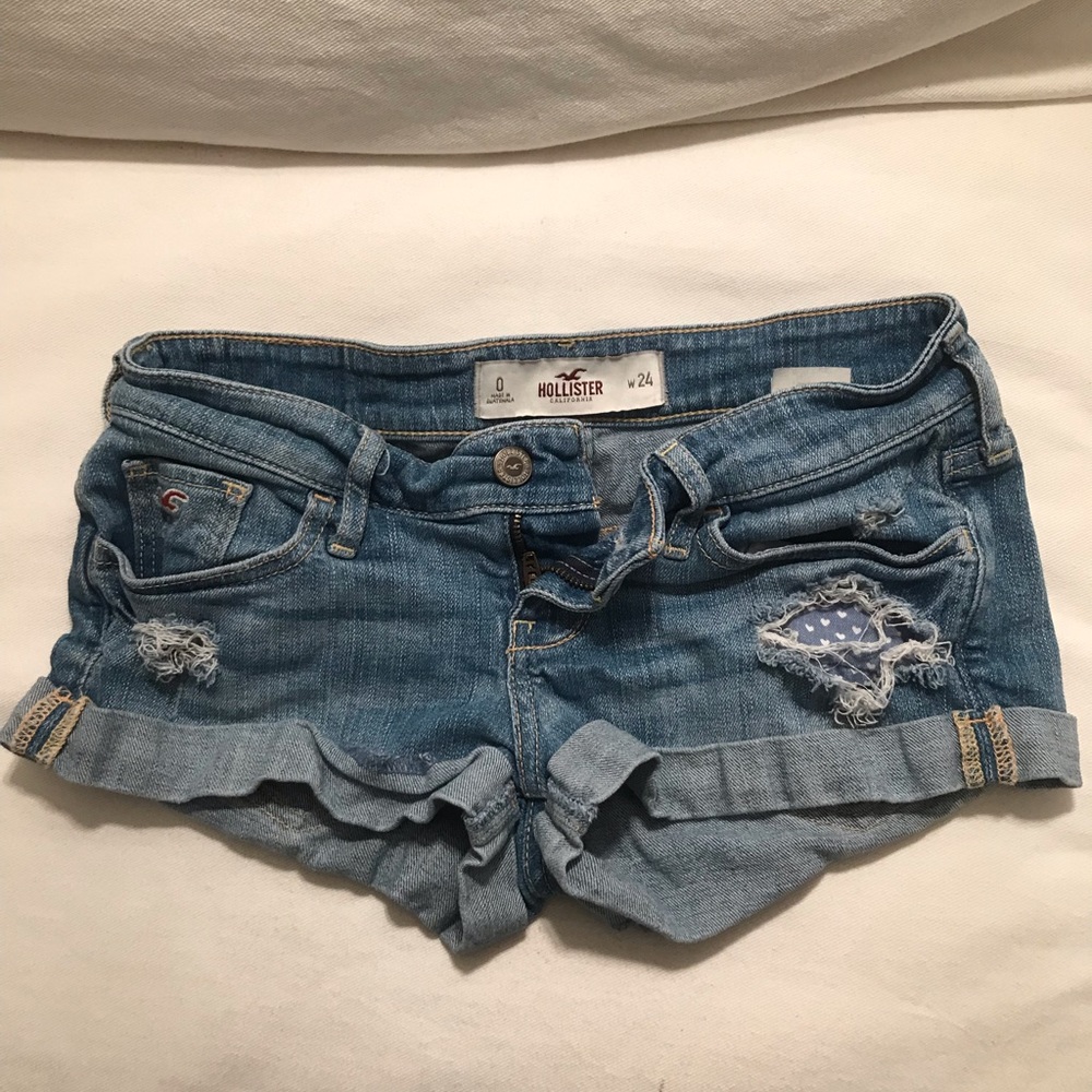 Hollister jean shorts